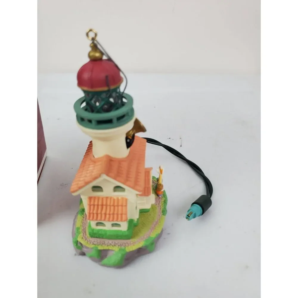 VTG 1998 Hallmark‎ Keepsake Christmas Ornament Lighthouse Greetings Magic